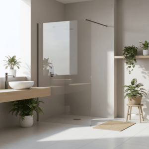 REA/S Sprchová zástěna Flexi Transparent / Titan 120 KPL-K99460 obraz