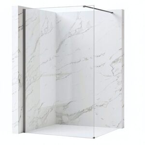 REA/S Sprchová zástěna Flexi Transparent / Titan 80 KPL-K99467 obraz