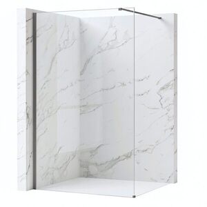 REA/S Sprchová zástěna Flexi Transparent / Titan 70 KPL-K99468 obraz