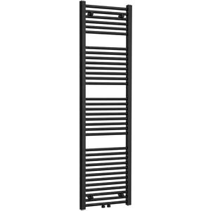 CERANO Koupelnový radiátor Benito středové připojení 50mm/boční 703 W černá matná 1700x450 mm CER-710056 obraz