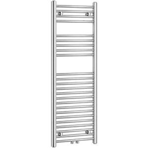 CERANO Koupelnový radiátor Benito středové připojení 50mm/boční 377 W chrom 1200x450 mm CER-600907 obraz
