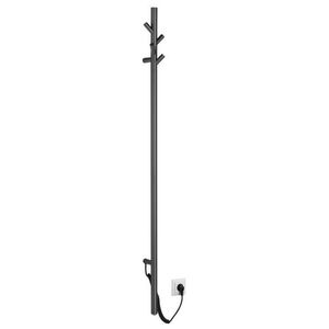 SAPHO PASADOR elektrický sušák ručníků, kulatý, 150x1500, 30 W, gun metal ER175GM obraz