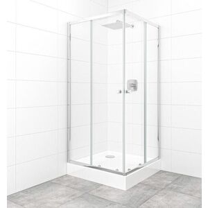 SAT Set sprchového koutu a vaničky, čtverec 90x90 cm Multi Basic SIKOBKMUQ90CRT SIKOBKMUQ90CRT obraz