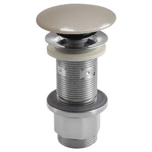 SAPHO Umyvadlová výpust 5/4“, click-clack, betonová zátka, 10-80, písková pololesk AS914 obraz