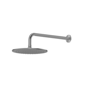 Hlavová sprcha SAT Aurum včetně sprchového ramena broušený gun metal SATBSHSBGMSET SATBSHSBGMSET obraz