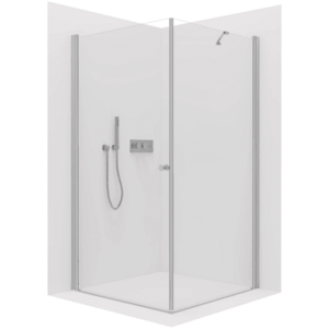 CERANO Sprchový kout Antelo L/P 6 mm chrom, transparentní sklo 75x60x190 otočný CER-8050BD124 obraz