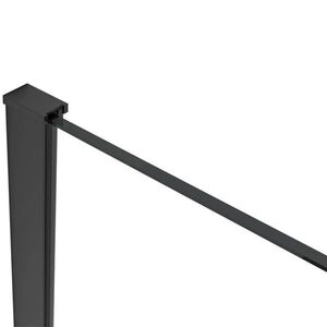 CERANO Profil pro sprchové zástěny Walk-in Onyx Half 8 mm černá matná 15 mm CER-676783 obraz