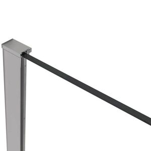 CERANO Profil pro sprchové zástěny Walk-in Onyx Half 8 mm chrom 15 mm CER-676786 obraz