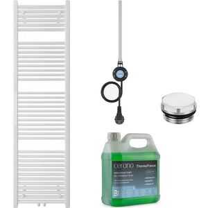 CERANO Koupelnový elektrický radiátorový set Lincoln WIFI 600W bílá lesklá 1800x500 mm CER-680330 obraz