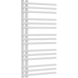 CERANO Koupelnový radiátor Burke L/P asymetrické připojení 50mm 348 W bílá lesklá 900x500 mm CER-021744 obraz