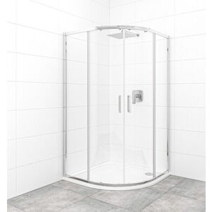 Sprchový kout čtvrtkruh 100x100 cm SAT TEX SATBKTEXS100CRT SATBKTEXS100CRT obraz