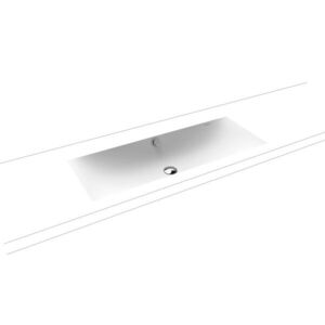 Zápustné umyvadlo Kaldewei Silenio 3048 93, 4x39, 1 cm alpská bílá bez otvoru pro baterii 906106003001 906106003001 obraz