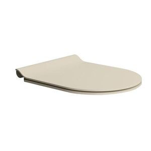 GSI WC sedátko, SLIM, Soft Close, Quick Release, creta mat/chrom MS86CSNS08 obraz