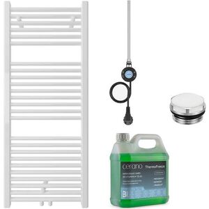 CERANO Koupelnový elektrický radiátorový set Lincoln WIFI 300W bílá lesklá 1200x500 mm CER-646934 obraz