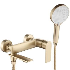 REA Vanová nástěnná baterie Veneta Brush Gold REA-B3008 obraz