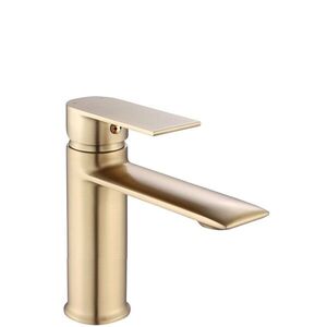 REA Umyvadlová baterie Veneta Brush Gold Nízka REA-B3010 obraz