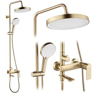 REA Sprchový set Veneta Brush Gold REA-P3003 obraz