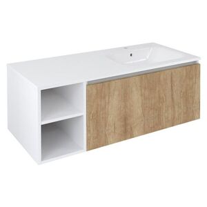 SAPHO LOREA skříňka 120x46x51, 5cm (30P+90cm), pravá, dub alabama/bílá mat LE090-2231-R-05 obraz