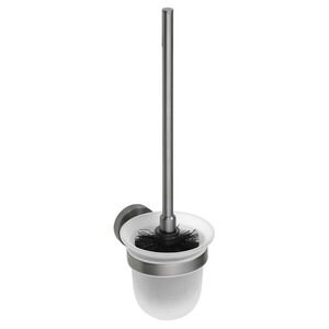 SAPHO X-ROUND GUN METAL WC štětka závěsná, mléčné sklo, gun metal XR303GM obraz