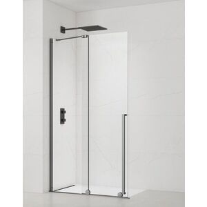 Sprchová zástěna walk-in 140 cm SAT Xmotion PVD Gun metal SATBWIXM140GM SATBWIXM140GM obraz
