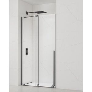 Sprchové dveře 140 cm SAT Xmotion PVD Gun metal SATBWIXM140NIKAGM SATBWIXM140NIKAGM obraz