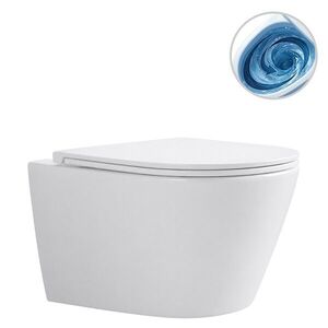 CERANO WC závěsné Toluco, Vortex vírové splachování bez sedátka bílá lesklá 49, 5x36, 5 CER-667763 obraz