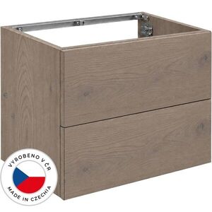 CERANO Koupelnová skříňka pod umyvadlo Adele TIP-ON otevírání dub Cannolo Cremona 70x60x44, 8 CER-051808 obraz