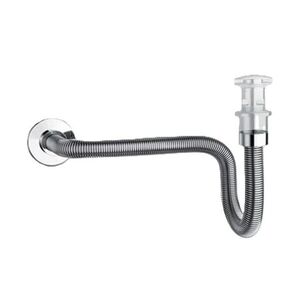 Flexibilní umyvadlový sifon Silfra 80cm chrom PP13051 PP13051 obraz