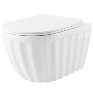 REA WC mísa bez splachovacího okruhu Duo White REA-C3005 obraz