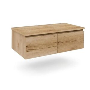 Koupelnová skříňka s krycí deskou SAT B-Way 119x30x45 cm dub mat BWAY120OAKD BWAY120OAKD obraz