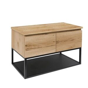 Koupelnová skříňka s krycí deskou SAT B-Way dub mat BWAY120OAKDESK BWAY120OAKDESK obraz