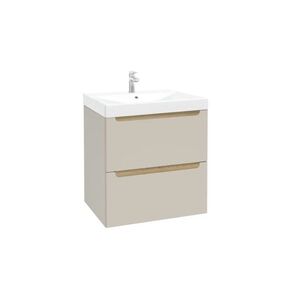 Koupelnová skříňka s umyvadlem Naturel Stilla 60x60x45 cm kašmír mat STILLADK06056U3 STILLADK06056U3 obraz