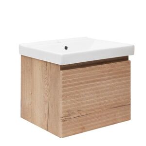 Koupelnová skříňka s umyvadlem Naturel Savona 58x43x44, 8 cm dub halifax mat SAVONA60DHU1 SAVONA60DHU1 obraz