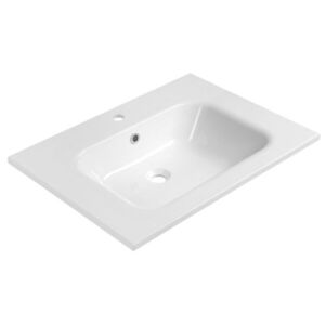 SAPHO ARECA umyvadlo, litý mramor, 71x51, 5cm, bílá AC071 obraz