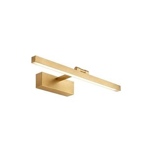 REA Koupelnové nástěnné LED svítidlo APP1863-1W 40cm BRUSH GOLD OSW-66016 obraz