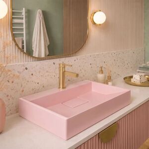 REA Umyvadlo GOYA PINK na desku 50 CM konglomerát REA-U4410 obraz