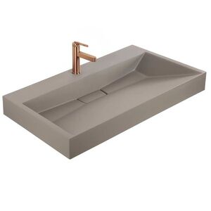 REA Umyvadlo z litého mramoru GOYA TAUPE 100CM REA-U4415 obraz