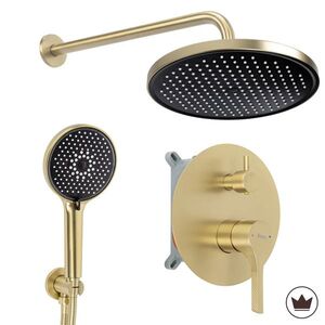 REA Podomítková sprchová sada Maxim Brush Gold + BOX REA-P7066 obraz