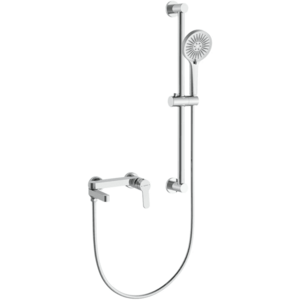 CERANO Vanová nástěnná baterie Velea s příslušenstvím chrom CER-605269 obraz