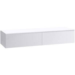 CERANO Koupelnová skříňka pro umyvadla na desku Noira bílá matná120x28x48 CER-8050BD7612 obraz