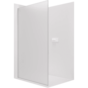 CERANO Sprchová zástěna Walk-in Crystal L/P 8 mm bezvzpěrový systém bílá matná, mléčné sklo 90x200 CER-8050BD6703 obraz