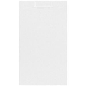 Sprchová vanička obdélníková SAT Fusion 100x90 cm litý mramor Blanco SATFU10090BL SATFU10090BL obraz