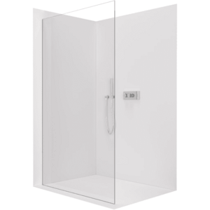 CERANO Sprchová zástěna Walk-in Crystal L/P 8 mm bezvzpěrový systém chrom, transparentní sklo 70x200 CER-8050BD6809 obraz