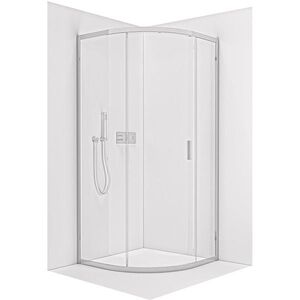 CERANO Sprchový kout Solero L/P 6 mm čtvrtkruh R550 chrom, transparentní sklo 90x80x195 CER-221418 obraz