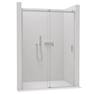 CERANO Sprchové posuvné dveře Santoro L/P 6 mm chrom, transparentní sklo 130x195 CER-424939 obraz