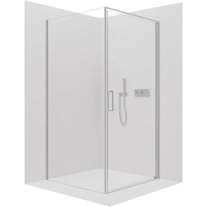 CERANO Sprchový kout Porte L/P 8 mm chrom, transparentní sklo 90x70x195 otočný CER-413531 obraz