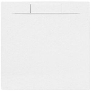 Sprchová vanička čtvercová SAT Fusion 100x100 cm litý mramor Blanco SATFU100100BL SATFU100100BL obraz