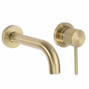 REA Podomítková vanová baterie Lungo Stripe Brush Gold REA-B7431 obraz