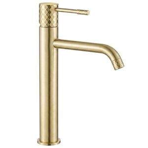 REA Umyvadlová baterie Lungo Diamond Brush Gold vysoká REA-B9845 obraz