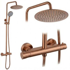 REA Sprchová sada bez výtoku s termostatem Lungo Copper Brush REA-P6734 obraz